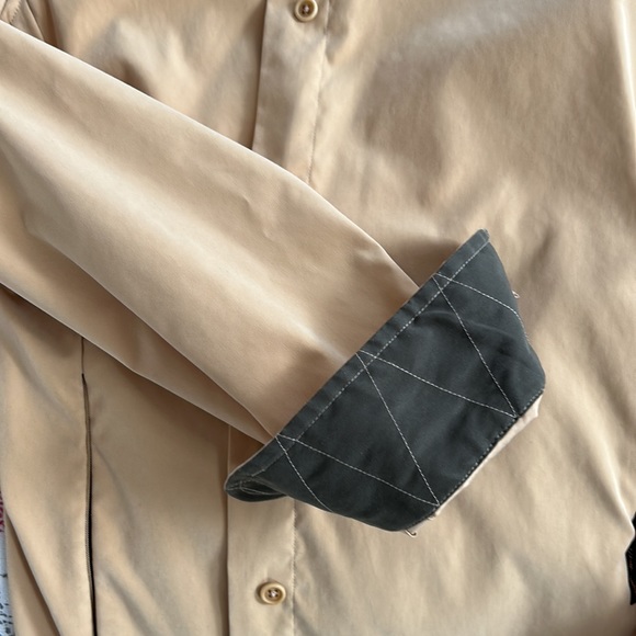 Faconnable Pale Yellow and Khaki Shirt / Light Jacket - Picture 6 of 6